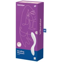 Вібратор із перлинною стимуляцією точки G Satisfyer Rrrolling Pleasure White — Переглянути зображення 5