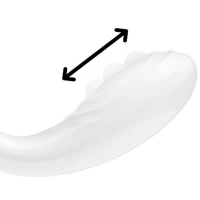 Вібратор із перлинною стимуляцією точки G Satisfyer Rrrolling Pleasure White — Переглянути зображення 2