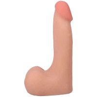 Фаллоимитатор Doc Johnson The Realistic Cock ULTRASKYN 7 Inch with Balls Vanilla (мятая упаковка!!!) — Просмотреть изображение 3