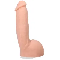Фалоімітатор Doc Johnson Signature Cocks Girthmasterr 8.5 inch UltraSkyn (ушкодження на пакованні!!!) — Переглянути зображення 1