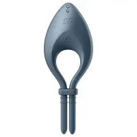Ерекційне смарт-віброкільце ласо Satisfyer Bullseye Dark Blue (пошкоджене паковання!!!) — Переглянути зображення 3