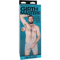 Фалоімітатор Doc Johnson Signature Cocks Girthmasterr 8.5 inch UltraSkyn (ушкодження на пакованні!!!) — Переглянути зображення 9