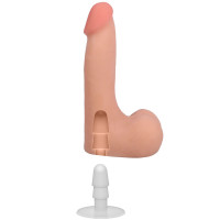 Фаллоимитатор Doc Johnson The Realistic Cock ULTRASKYN 7 Inch with Balls Vanilla (мятая упаковка!!!) — Просмотреть изображение 7