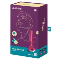Анальна смарт-вібропробка Satisfyer Plug-ilicious 2 Berry — Просмотреть изображение 5