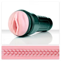 Мастурбатор з вібрацією Fleshlight Vibro Pink Lady Touch, три віброкулі, стимулювальний рельєф — Переглянути зображення 1