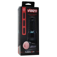 Мастурбатор з вібрацією Fleshlight Vibro Pink Lady Touch, три віброкулі, стимулювальний рельєф — Переглянути зображення 4