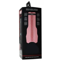 Мастурбатор з вібрацією Fleshlight Vibro Pink Lady Touch, три віброкулі, стимулювальний рельєф — Переглянути зображення 7