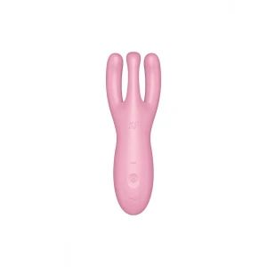 Кліторальний смарт-вібратор Satisfyer Threesome 4 Pink з трьома пальчиками