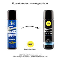 Анальная смазка pjur BACK DOOR Moisturising 250 мл, на водной основе, с гиалуроном, эффект силикона