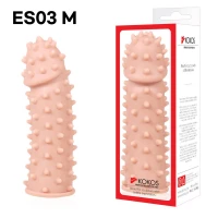 Насадка на член Kokos Extreme Sleeve ES.03 розмір M, потовщувальна, стимулюючий рельєф — Переглянути зображення 3