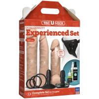 Набір для страпона Doc Johnson Vac-U-Lock Dual Density Experienced Set, діаметр 2×7см, 7,7см — Просмотреть изображение 5