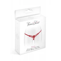 Трусики-стрінги з доступом Fashion Secret DANUTA Red — Переглянути зображення 3
