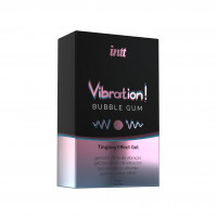 Жидкий вибратор Intt Vibration Bubble Gum (15 мл), густой гель, очень вкусный, действует до 30 минут Жидкий вибратор Intt Vibration Bubble Gum (15 мл), густой гель, очень вкусный, действует до 30 минут