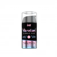 Рідкий вібратор Intt Vibration Bubble Gum (15 мл), густий гель, дуже смачний, діє до 30 хвилин — Просмотреть изображение 2