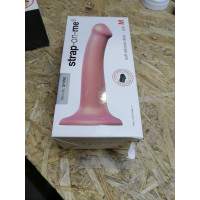 Насадка для страпону Strap-On-Me Mono Density Dildo Rose M (м'ята упаковка!!!)