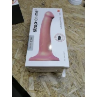 Насадка для страпону Strap-On-Me Mono Density Dildo Rose M (м'ята упаковка!!!) — Переглянути зображення 2