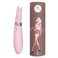 Вакуумний стимулятор з вібрацією KISTOY Miss CC Pink, можна використовувати як вібратор, діам. 3,6см — Переглянути зображення 4