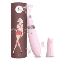 Вакуумний стимулятор з вібрацією KISTOY Miss CC Pink, можна використовувати як вібратор, діам. 3,6см — Переглянути зображення 7