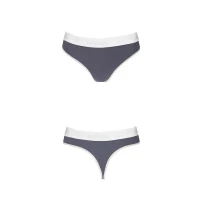 Спортивні трусики-стрінги Passion PS007 PANTIES XL, dark grey — Просмотреть изображение 4