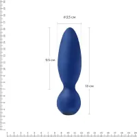 Анальна вібропробка Adrien Lastic Little Rocket макс. діаметр 3,5 см, soft-touch — Переглянути зображення 2