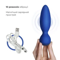 Анальна вібропробка Adrien Lastic Little Rocket макс. діаметр 3,5 см, soft-touch — Переглянути зображення 4