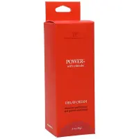 Потужний крем-пролонгатор Doc Johnson Power+with Yohimbe Delay Cream, екстракт Йохимбе, 56 г, коробка — Переглянути зображення 1