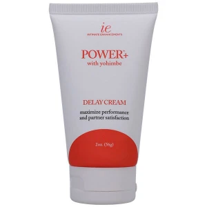 Потужний крем-пролонгатор Doc Johnson Power+with Yohimbe Delay Cream, екстракт Йохимбе, 56 г, коробка