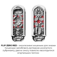 Набір мастурбатора із нагрівачем Tenga Flip Zero Red + Flip Warmer — Переглянути зображення 5