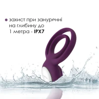 Подвійне ерекційне кільце з вібрацією Svakom Tammy Violet — Переглянути зображення 5