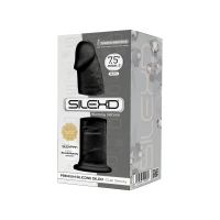 Фалоімітатор SilexD Henry Black (MODEL 2 size 7.5in), двошаровий, силікон + Silexpan, діаметр 4,8 см — Переглянути зображення 3