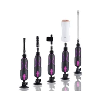 Набір адаптерів для секс-машин Hismith Luxury Kit - KlicLok System Set — Переглянути зображення 2