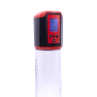 Автоматична вакуумна помпа Men Powerup Passion Pump Red, LED-табло, перезаряджувана, 8 режимів — Переглянути зображення 4