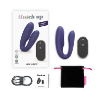 Вибратор для пар с пультом ДУ Love To Love MATCH UP - MIDNIGHT INDIGO — Просмотреть изображение 7