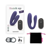 Вібратор для пар із пультом ДК Love To Love MATCH UP - MIDNIGHT INDIGO — Переглянути зображення 7