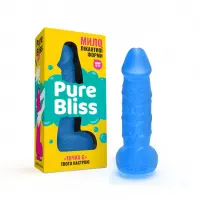 Мило у формі пеніса Pure Bliss MINI Dark Blue, крафтове мило-член, натуральне — Просмотреть изображение 2