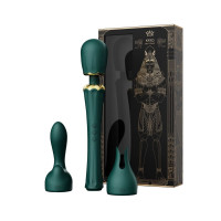 Вибромассажер с насадками Zalo — Kyro Wand Turquoise Green — Просмотреть изображение 9