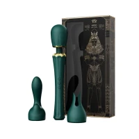 Вібромасажер з насадками Zalo — Kyro Wand Turquoise Green — Переглянути зображення 16