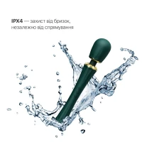 Вібромасажер з насадками Zalo — Kyro Wand Turquoise Green — Переглянути зображення 8