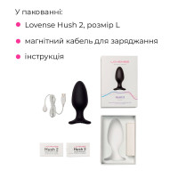 Анальна смарт-вібропробка Lovense Hush 2, розмір L — Переглянути зображення 8