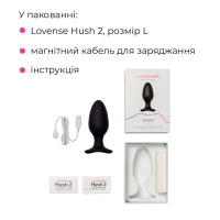 Анальна смарт-вібропробка Lovense Hush 2, розмір L — Переглянути зображення 8