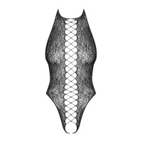 Бодистокинг с эффектом шнуровки Obsessive B113 teddy S/M/L открытая спина, халтер, с доступом Бодистокинг с эффектом шнуровки Obsessive B113 teddy S/M/L открытая спина, халтер, с доступом