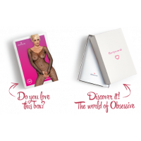 Сетчатый бодистокинг с длинным рукавом Obsessive Bodystocking N109 black S/M/L, черный, комбинезон Сетчатый бодистокинг с длинным рукавом Obsessive Bodystocking N109 black S/M/L, черный, комбинезон