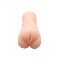 Мастурбатор-вагіна Wooomy Squeeezy Masturbator Vagina, м’які відкриті губи, 13,2х5,4 см — Переглянути зображення 2