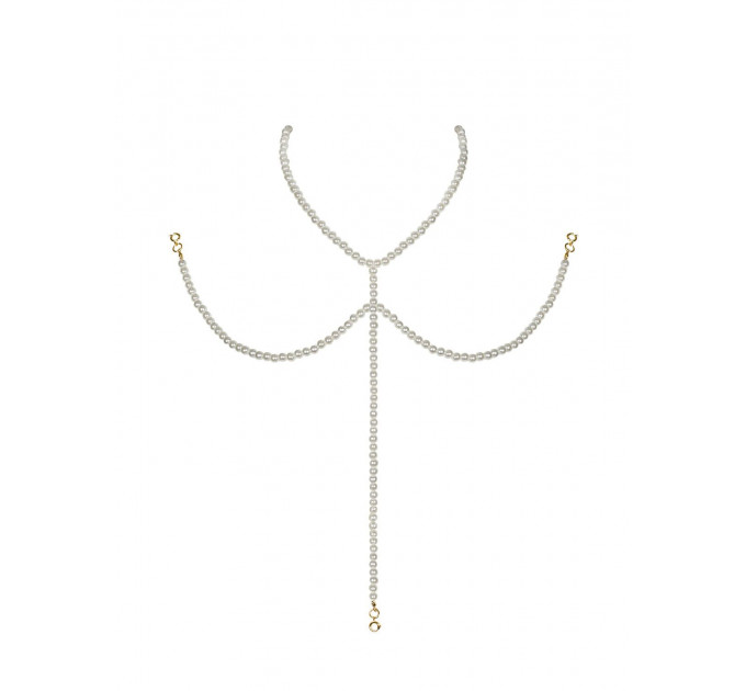 (SALE) Намисто під перлини на декольте Obsessive A757 necklace pearl