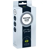 Презервативи Mister Size - pure feel - 49 (10 condoms), товщина 0,05 мм — Переглянути зображення 1