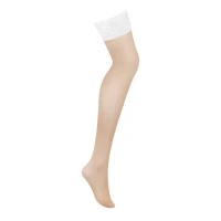 Панчохи Obsessive Heavenlly stockings M/L, широка резинка — Переглянути зображення 3