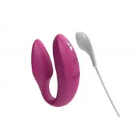 Смарт-вібратор для пар We-Vibe Sync 2 Rose, 10 віброрежимів, пульт ДК — Просмотреть изображение 6