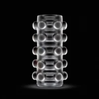 Мастурбатор Blush Rize – Swich Glow in the Dark Masturbator Clear, двосторонній, світиться в темряві — Переглянути зображення 8