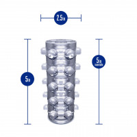 Мастурбатор Blush Rize – Swich Glow in the Dark Masturbator Clear, двосторонній, світиться в темряві