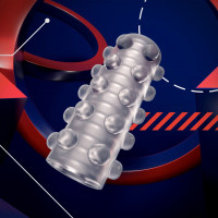 Мастурбатор Blush Rize – Swich Glow in the Dark Masturbator Clear, двосторонній, світиться в темряві